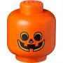 Hoiukarp Room Copenhagen LEGO Storage Head Pumpkin suur oranž/must