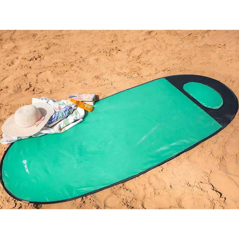 TRACER Beach Mat Pop Up 46948 – kerge kaasaskantav mündivärvi kokkupandav matt