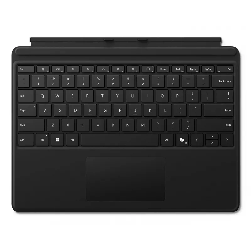 Microsoft Surface Pro klaviatuur – saksa, must, Surface Coveri port