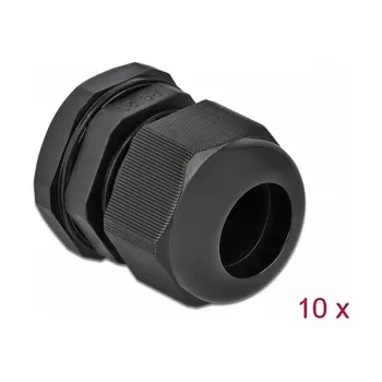 Kaablitihend DeLOCK 60222 Must Plastik 10 tk