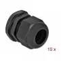 Kaablitihend DeLOCK 60222 Must Plastik 10 tk