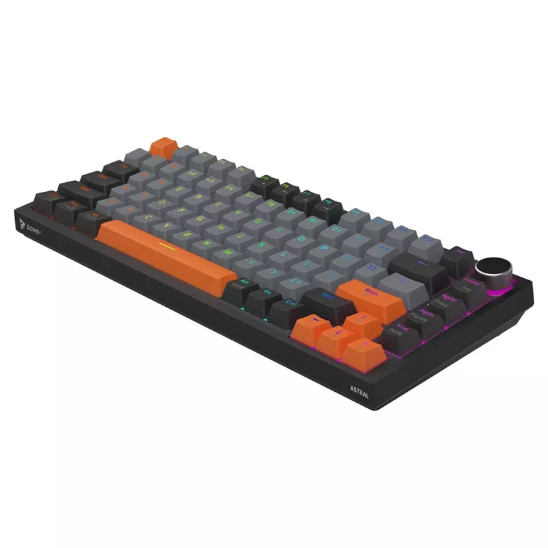 Savio ASTRAL BLACK JADE 3 COLOURS klaviatuur Gaming USB QWERTY US International