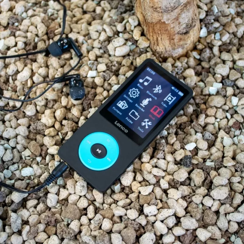 MP3-mängija Lenco Xemio-860BU 8 GB must sinine LCD 18 h taasesitus