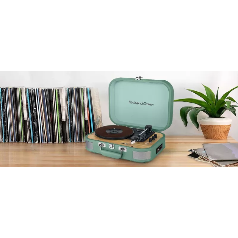 Muse Vintage Collection MT-201 WG digitaalne plaadimängija digitaalsalvesti Bluetoothi helivastuvõtja 10W