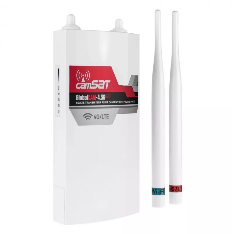 LTE / 4G / 3G VÄLINE CAMSAT RUUTER GLOBALCAM-4.5G 2PoE