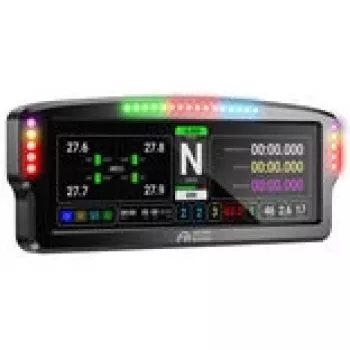 Ascher Racing Dashboard, 7,85” tolline LCD-puuteekraan, 26 RGB-LEDi - must (76080089)