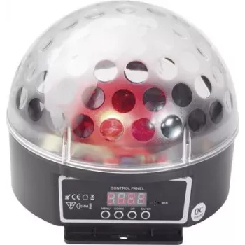 LED-efektvalgusti EUROLITE DMX BC-6 viie 3 W LED-iga, DMX-juhtimine