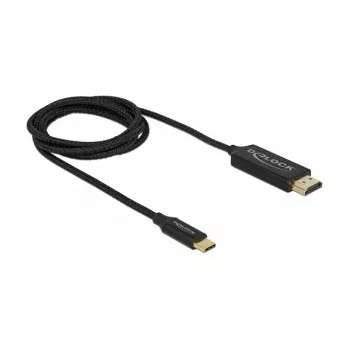 Video kaabli adapter DeLOCK 84904 USB USB-C HDMI-le 1m Must
