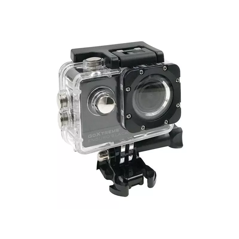 Easypix GoXtreme Enduro Must - action-kaamera - kinnitatav - 4K / 30 fps - 8.0 MPix - Wi-Fi - veealune kuni 30 m - Must