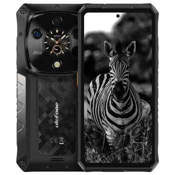 Töökindel nutitelefon UleFone Armor 28 Ultra 5G — 16 GB muutmälu, 1 TB salvestusruum, must
