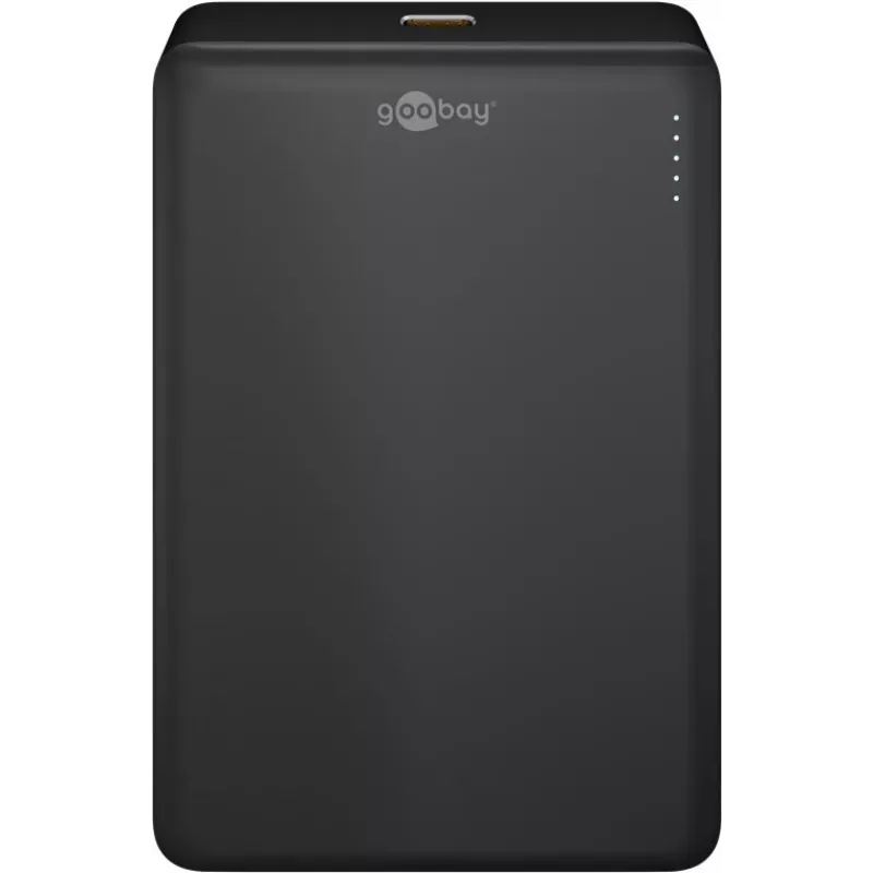 Goobay Magnetiline juhtmevaba toitepank | 70183 | 10000 mAh | USB-C | Must