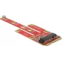Delock 63384 Mini PCIe-M.2 Key B muundur mikro-SIM-pesaga
