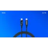 Savio USB-C - USB-C kaabel CL-174 1m must USB 3.2 Gen 1