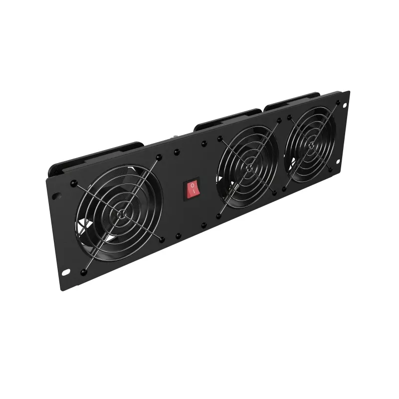 Ventilatsioonipaneel LANBERG AK-1506-B 19 tolli 3 ventilaatoriga 230 V must