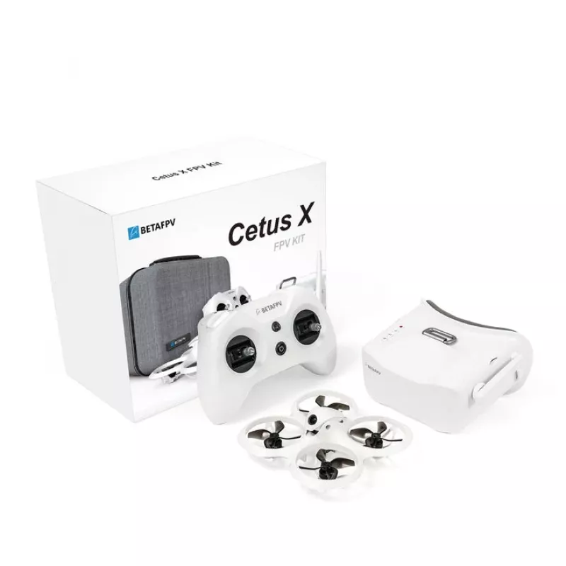 Droon BETAFPV Cetus X Kit ELRS — Lennuvalmis FPV-droon koos prillidega