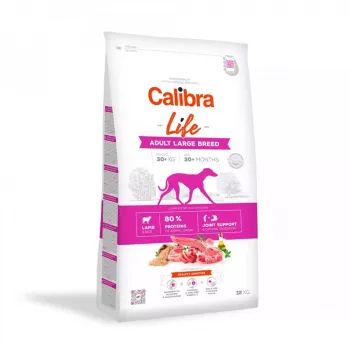 Kuiv koeratoit Calibra Life Adult Large Breed Lamb 12 kg — 25–45 kg, 25% valku, 14% rasva