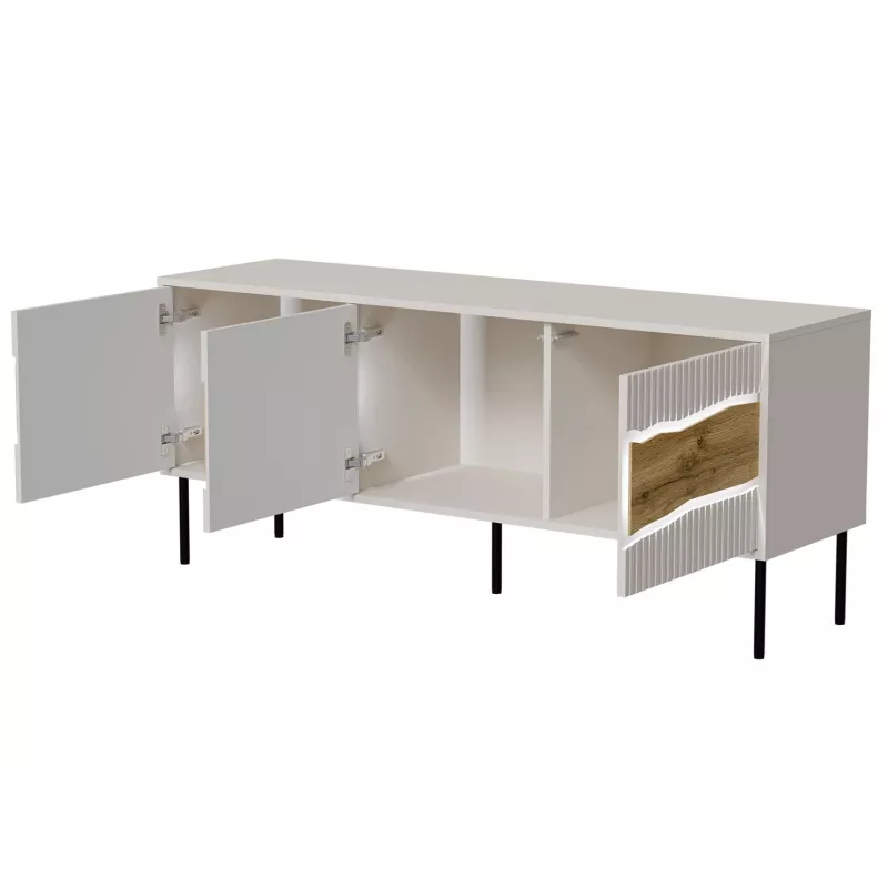 Cama INSERTO 3D TV-kapp 143.5x40x61.5 kašmiir + LED