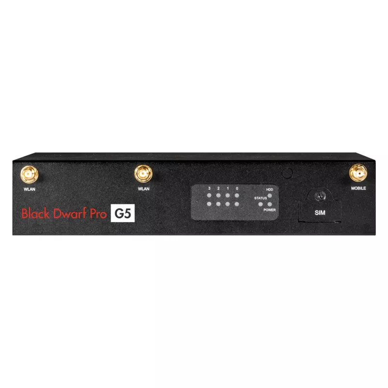 Securepoint Must Dwarf Pro G5 riistvaraline tulemüür Lauaarvuti 2.83 Gbit/s