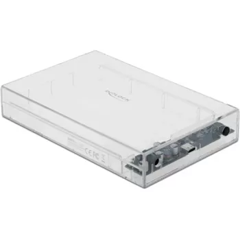HDD/SSD-korpus DeLOCK 42623 läbipaistev 2.5/3.5 tolli