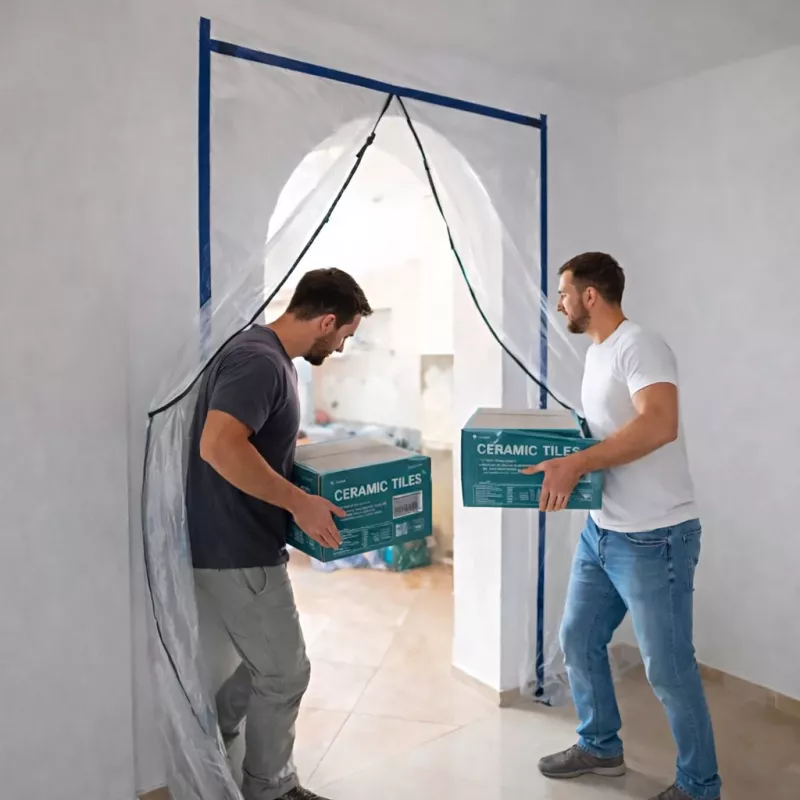 tolmutõkke uks renoveerimine Xxl, tolmukardin 230X135 sirge