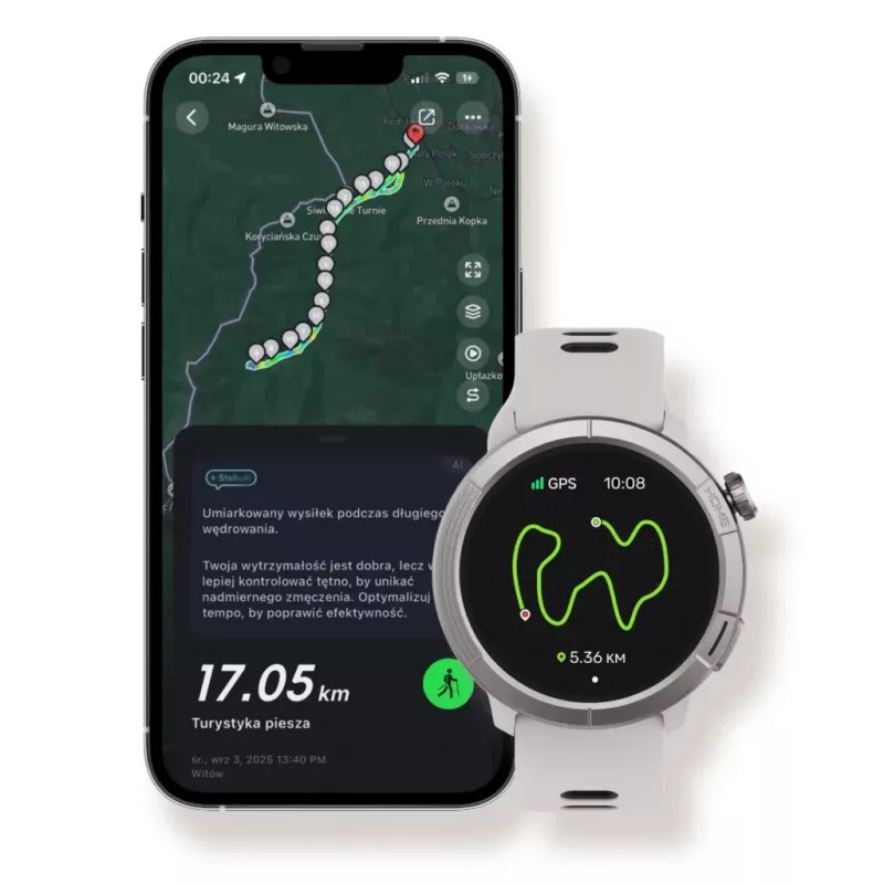 Stelio nutikell Activ Pro GPS mudel STSWA102TN, 46 mm titaankorpusega