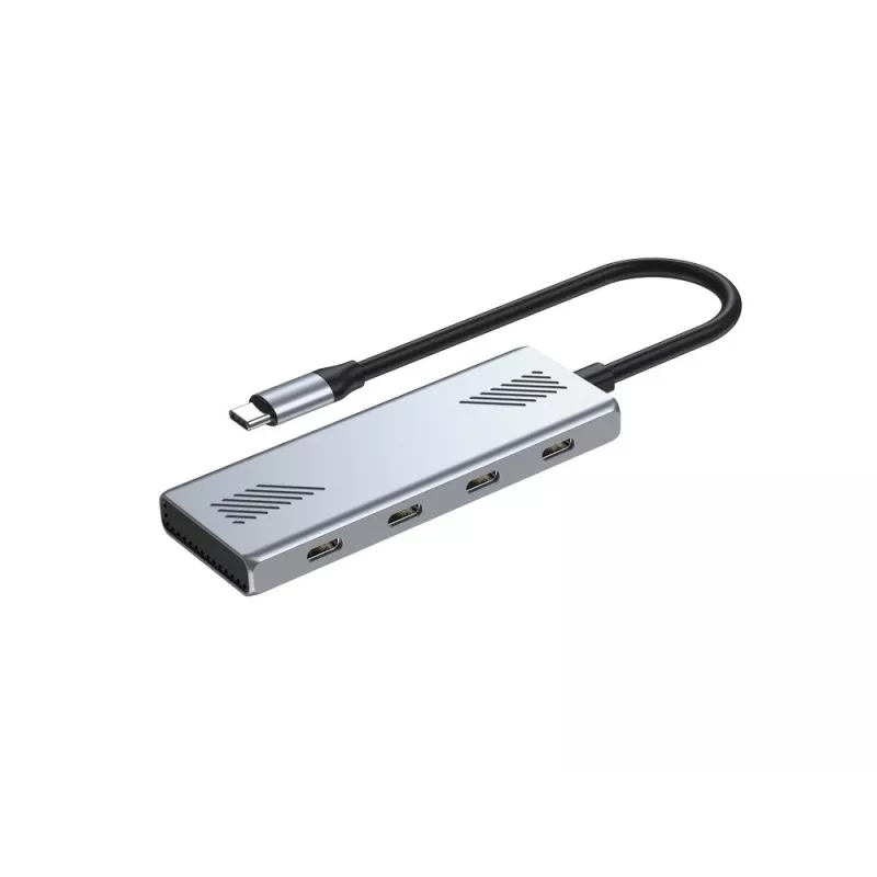 GEMBIRD USB-C 3.2 Gen 2 4‑pordiline jaotur UHB-CM-U310-C4-01