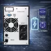 UPS QOLTEC Pure Sine Wave 1kVA 800W AVR-i ja LCD-ekraaniga