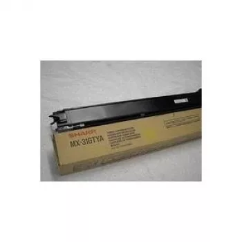 Tonerikassett Sharp MX-31GTYA Kollane, originaal, laser, 15 000 lehekülge, 1 tk
