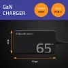 QOLTEC laadija 65W GaN Super Fast õhuke PD 5-20V 3.25A USB-C
