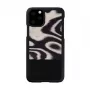 Nutitelefoni ümbris man and wood iPhone 11 Pro jaoks — leopardimustriga must kaitseümbris