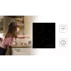 Sisseehitatud 45 cm induktsioonpliit MPM 45-IM-07 — 3 keedutsooni, must, puutetundlik juhtimine