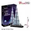 CubicFun L133H 3D pusle Burj Khalifa (Light), 136 osa, LED-valgustusega