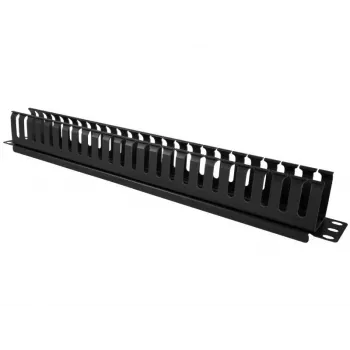Kaablikarp Alantec PK008 seinakorraldaja 1U must metall/plast