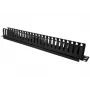 Kaablikarp Alantec PK008 seinakorraldaja 1U must metall/plast