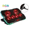 6 FAN VORTEX RGB sülearvuti jahutusalus