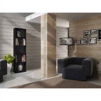 Topeshop R40 CZERŃ kontori raamaturiiul