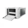 Seinale paigaldatav rack-kapp ALLNET ALL-SMC6604GRAU 4U, hall, 50 kg kandevõime, võtmega lukk
