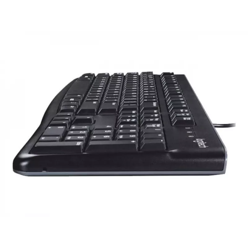 K120 juhtmega klaviatuur, juhtmega, USB, QWERTZ, must