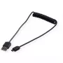 ROLINE USB 2.0 keerdkaabel - A - Micro B - ST/ST 1,0 m - Varjestatud - USB 2.0 Type Micro B - 1 mm - keerd (11.02.8317)