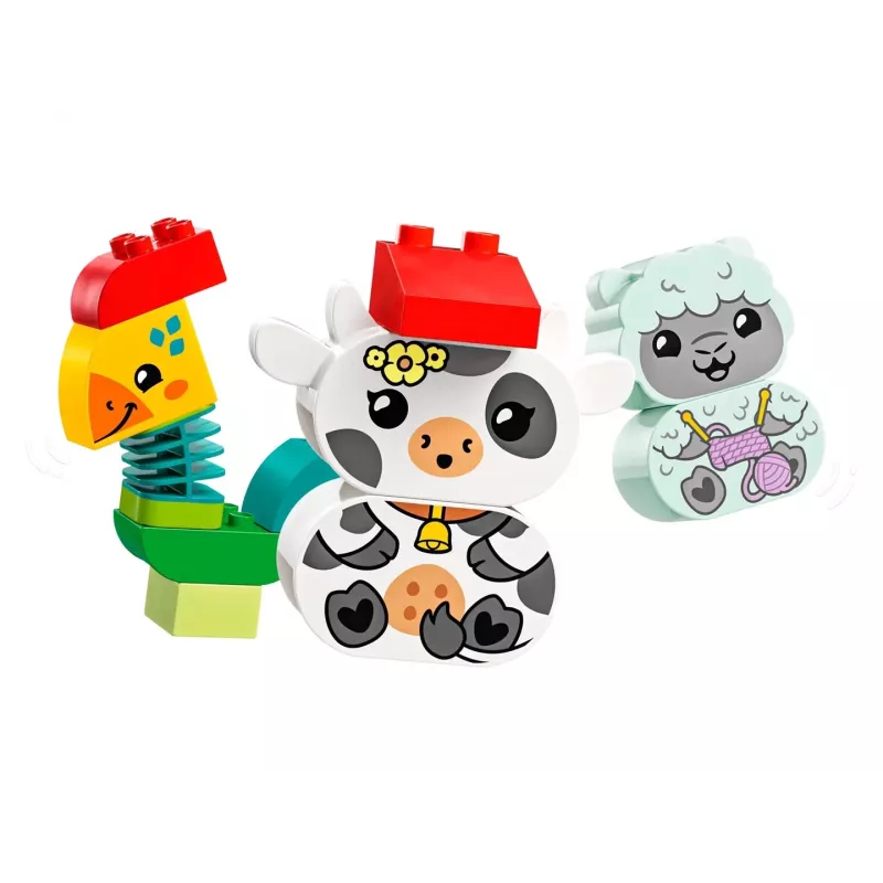 Ehitusmänguasi LEGO DUPLO Loomarong 10412 — 19 osa, alates 1,5+ aastat, 170×60×430 mm