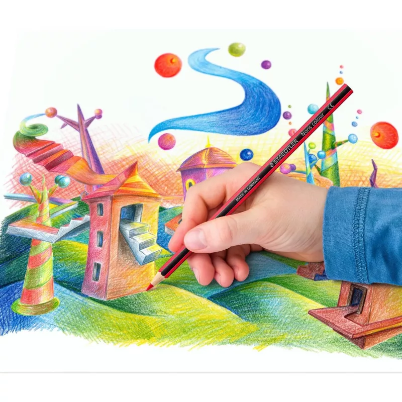 Värvilised pliiatsid Staedtler Noris colour 185 Mitmevärviline 24 tk