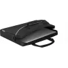 Sülearvutikott DEFENDER Lite 39,6 cm (15,6 tolli) Must/Hall, polüester, tõmblukk, käepide, eemaldatav õlarihm