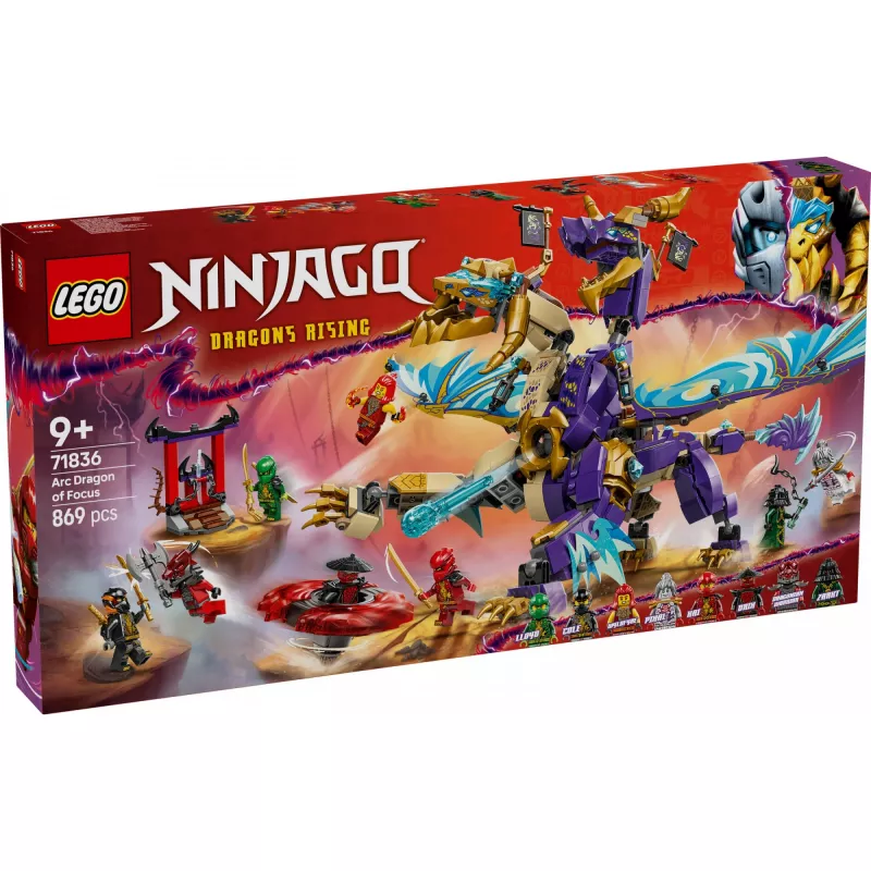 LEGO NINJAGO 71836 Kaare draakon Fookusest