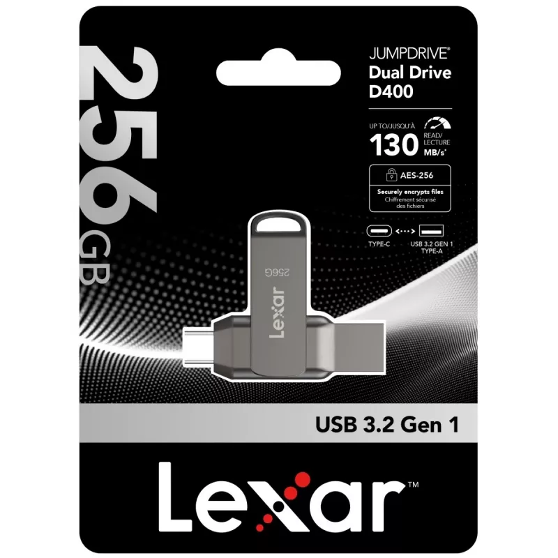 USB-mälupulk Lexar 256 GB USB Type-C LJDD400256G-BNQNG