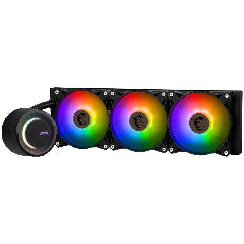 MSI MAG CORELIQUID E360 arvutijahutussüsteem Emaplaat, Protsessor Vedelikjahutuskomplekt 12 cm Must