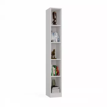 top e shop raamaturiiul REGAŁ R25 25 cm valge — üheosaline raamaturiiul