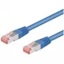 Wentronic Goobay CAT 6 Patch-kaabel, S/FTP (PiMF), sinine, 0,5 m - CCA vasesegu (95462)