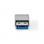 Nedis USB-A Adapter USB 3.2 Gen 1 | USB-A Pistmik | USB-C™ Pesa | 5 Gbps | nikkeldatud | Must | Karp (CCGB60925GY)