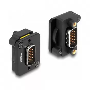 DeLOCK D-tüüpi moodul VGA isane-isasele Must 31mm x 25mm x 16mm