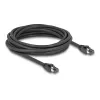 Delock - Võrgukaabel - RJ-45 (M) to RJ-45 (M) - 5,0m - 7,5 mm - S/FTP - CAT 8,1 - Halogeenivaba, Haakumisvaba, kuni 40 Gbps andmeedastuskiirus - Must (80236)